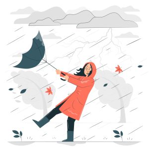 اصطلاحات با استفاده از لغات مربوط به آب و هوا