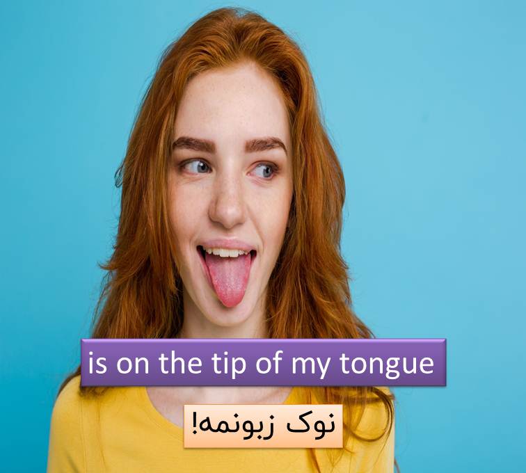 be on the tip of my tongue