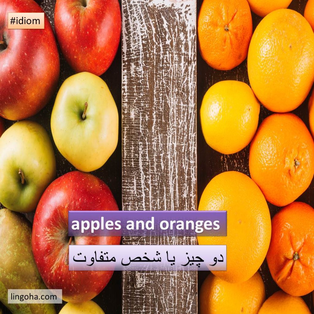دو چیز یا شخص متفاوت